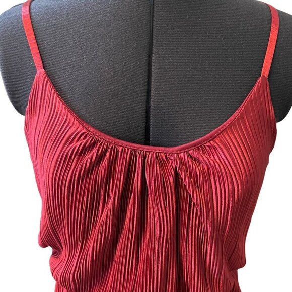 Love Cameron Pleated Retro 80’s Column Dress S - Picture 3 of 11